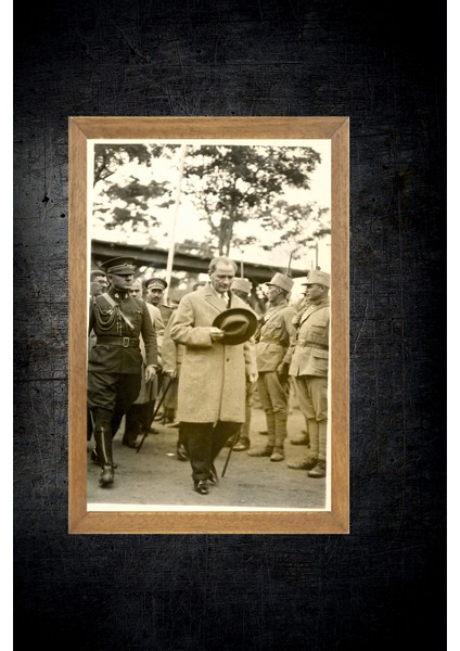 Mustafa Kemal Atatürk Tablo, Çerçeveli Cam Tablo 20X30 cm fırsatları