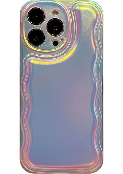 Apple iPhone 11 Uyumlu Puff Hologram Silikon Kılıf