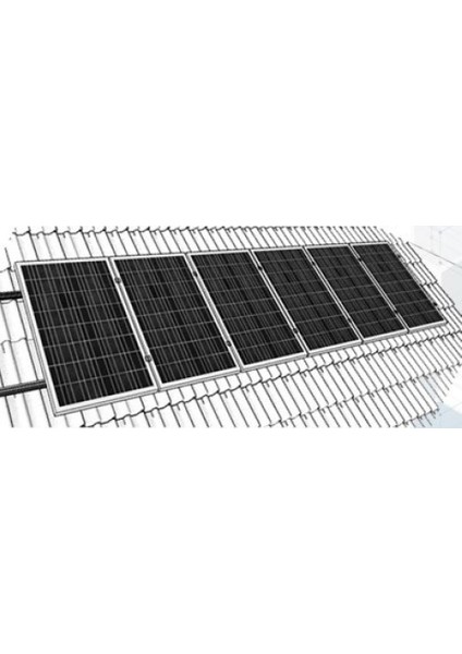 Güneş Paneli Için Taşıyıcı Sistem Kiremit Çatı Altı Panel