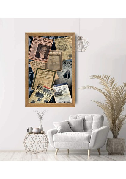 Mustafa Kemal Atatürk Tablo, Çerçeveli Cam Tablo 20X30 cm modelleri