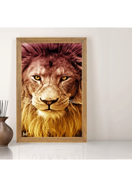 Aslan Tablo, Çerçeveli Cam Tablo 20X30 cm