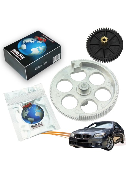 Bmw 5 F10 2014-2017 Için Arka Perde Güneşlik Motor Dişli Tamir Seti(Makyajlı Modeller)