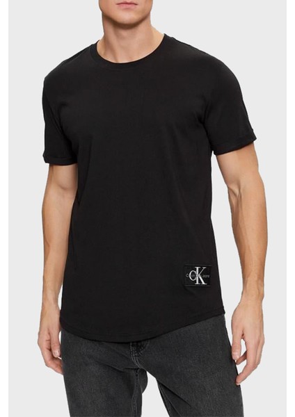 Calvin Klein % 100 Pamuk Regular Fit Bisiklet Yaka T Shirt J30J323482BEH Erkek T Shirt J30J323482 Beh