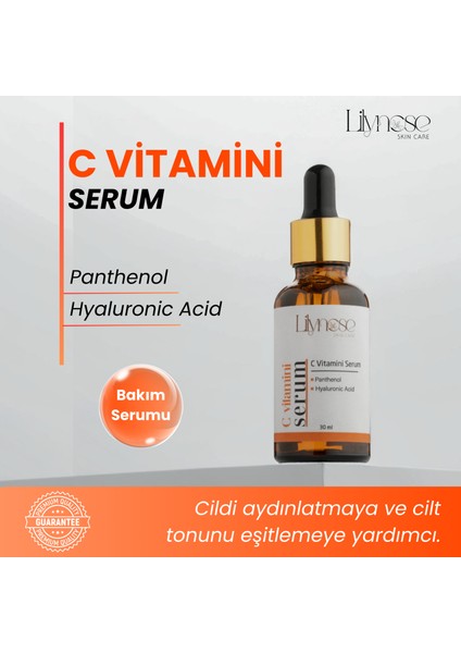 C Vitamini Aydınlatıcı ve Ton Eşitleyici Cilt Serumu 30 ml