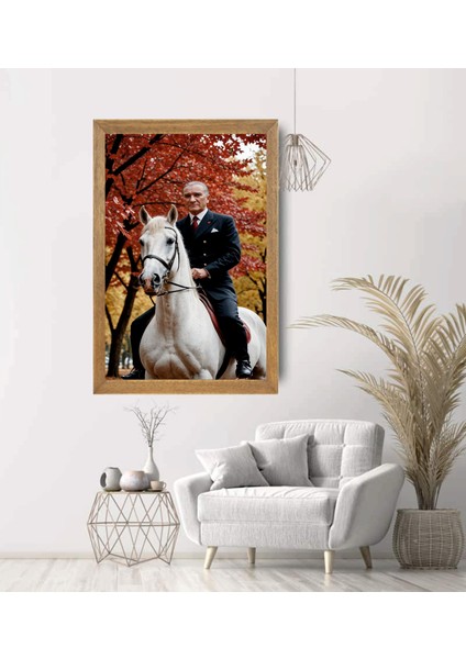 Mustafa Kemal Atatürk Tablo, Çerçeveli Cam Tablo 20X30 cm modelleri