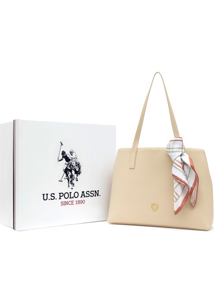 U.S. Polo Assn. Kadın Krem Çanta 50295938-VR071