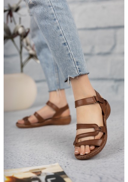 Sonia Anatomik Ortopedik Rahat Kadın Sandalet
