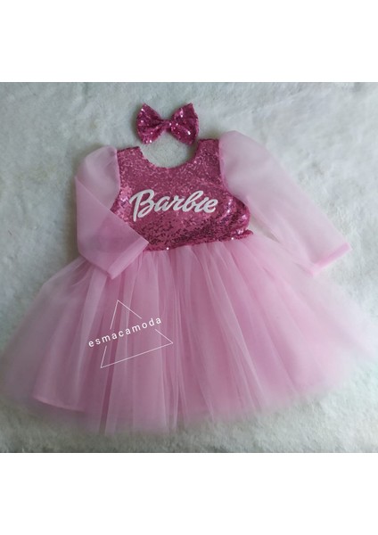 Barbie Uzun Tül Kol Elbise