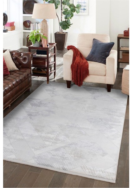 Bienal Saçaklı Modern Dokuma Halı 8699A-GRI fiyatları