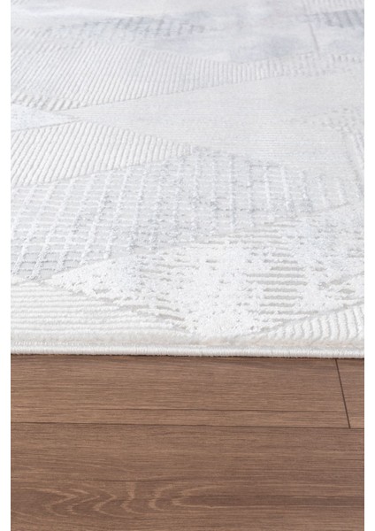 Bienal Saçaklı Modern Dokuma Halı 8699A-GRI fırsatları