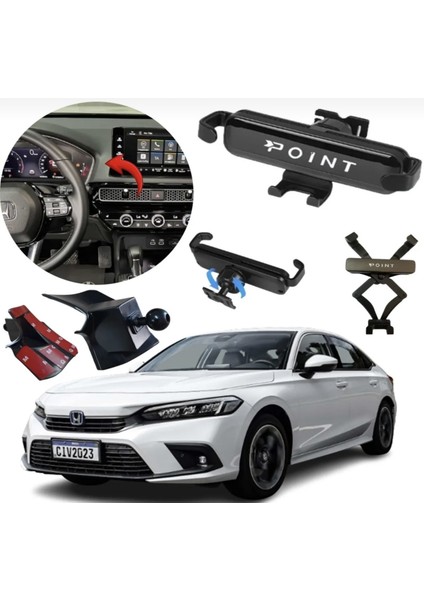 Honda Civic Fe1 Araca Özel Telefon Tutacağı 2022 Sonrası Uyumlu