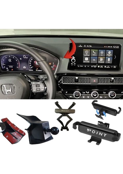 Honda Civic Fe1 Araca Özel Telefon Tutacağı 2022 Sonrası Uyumlu