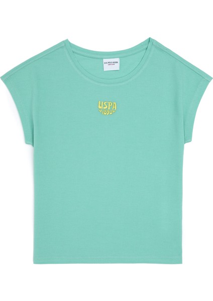 U.S. Polo Assn. Kız Çocuk Mint T-Shirt 50288133-VR090