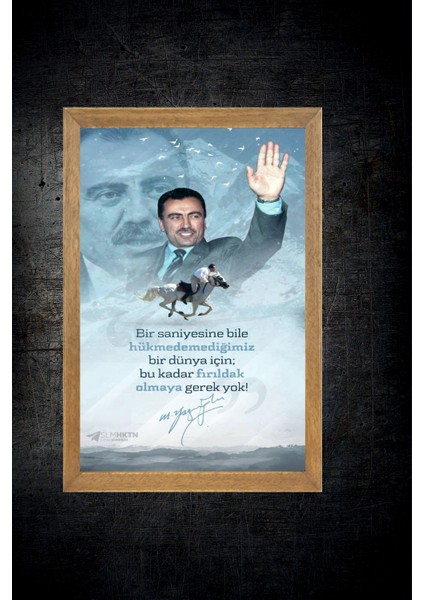 Muhsin Yazıcıoğlu Tablo, Çerçeveli Cam Tablo 20X30 cm fırsatları