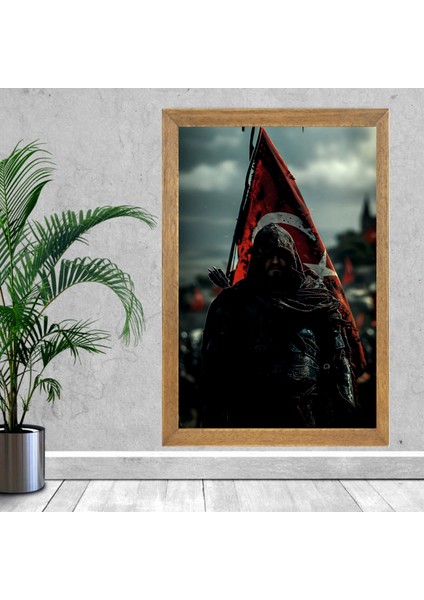 Türkçü, Türk Bayrağı Tablo, Çerçeveli Cam Tablo 30X45 cm fiyatları