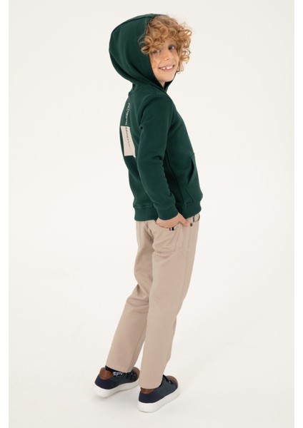 Erkek Çocuk Koyu Yeşil Sweatshirt 50293515-VR079