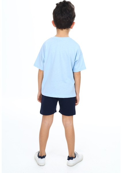Erkek Çocuk Baskılı Şortlu Takım fırsatları