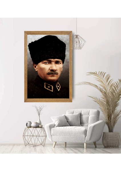 Mustafa Kemal Atatürk Tablo, Çerçeveli Cam Tablo 20X30 cm modelleri