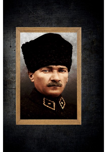 Mustafa Kemal Atatürk Tablo, Çerçeveli Cam Tablo 20X30 cm fırsatları