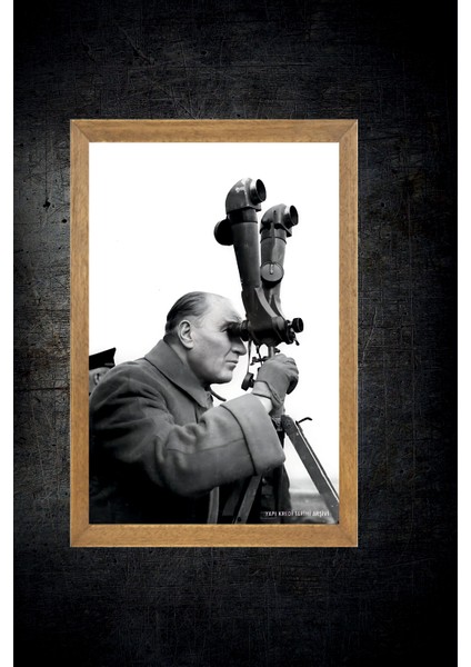 Mustafa Kemal Atatürk Tablo, Çerçeveli Cam Tablo 20X30 cm fırsatları