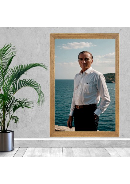 Mustafa Kemal Atatürk Tablo, Çerçeveli Cam Tablo 20X30 cm fiyatları