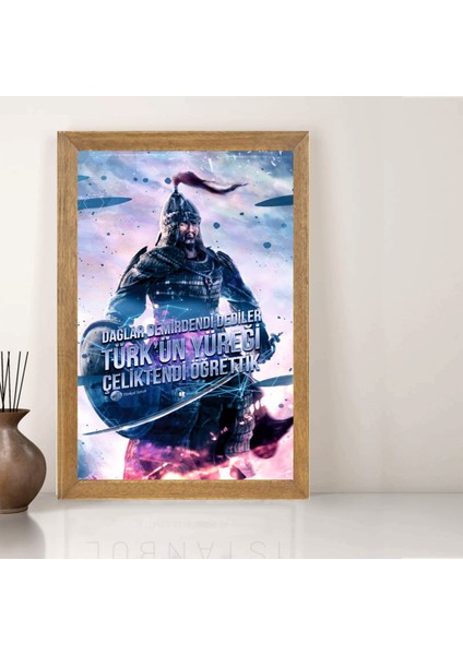 Türkçü Tablo, Çerçeveli Cam Tablo 20X30 cm