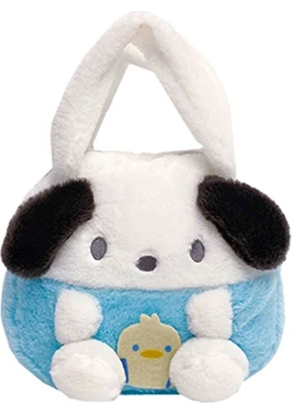 Sanrio Pochacco Peluş Çanta Çapraz Omuz Peluş Çanta Sevimli Peluş El Çantası