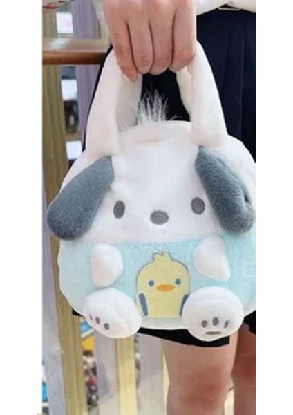 Sanrio Pochacco Peluş Çanta Çapraz Omuz Peluş Çanta Sevimli Peluş El Çantası