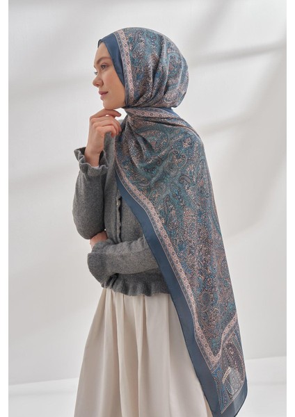 Etro Desen Şal 6036-ZÜMRÜT