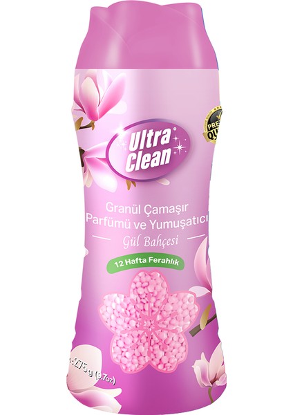 Ultra Clean Granül Çamaşır Parfümü ve Yumuşatıcı - Gül Bahçesi - 275G