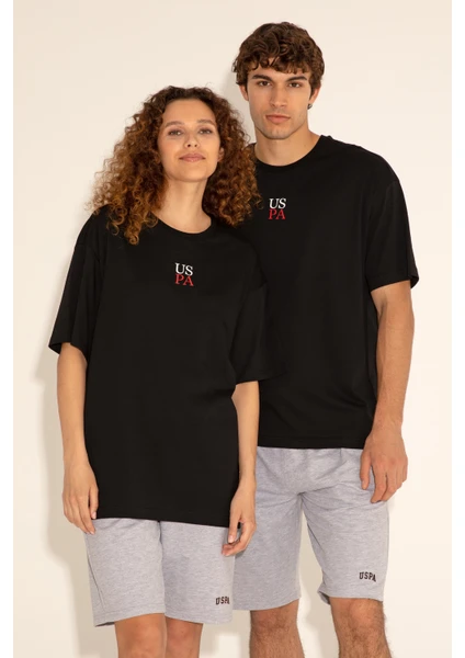 U.S. Polo Assn. Erkek Siyah T-Shirt 50289221-VR046