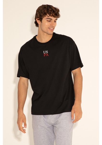 U.S. Polo Assn. Erkek Siyah T-Shirt 50289221-VR046