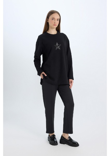 Regular Fit Cepli Pensli Skuba Dalgıç Kumaş Esnek Belli Pantolon D9029AX24WN