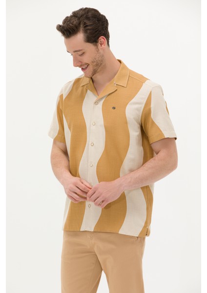 Erkek Camel Gömlek Kısa Kollu 50263325-VR015 modelleri