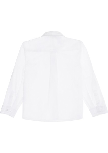 Erkek Çocuk Beyaz Gömlek Desenli 50270356-VR013 fiyatları