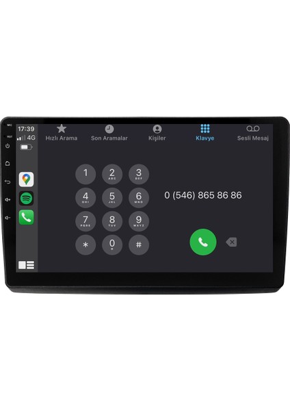 Renault Trafic (2001-2010) Android 14 Multimedya Carplay 9 Inch 4 GB Ram / 64 GB CRV-4754XD
