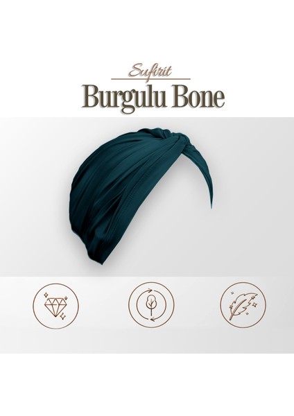 Burgulu Bone - Tesettür Bone - Bone Eşarp- Hazır Bone Şal- Tasarım Bone Modelleri