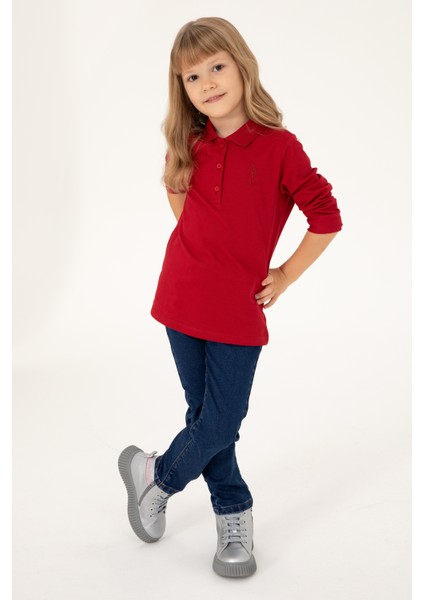 Kız Çocuk Kırmızı Sweatshirt 50296377-VR030