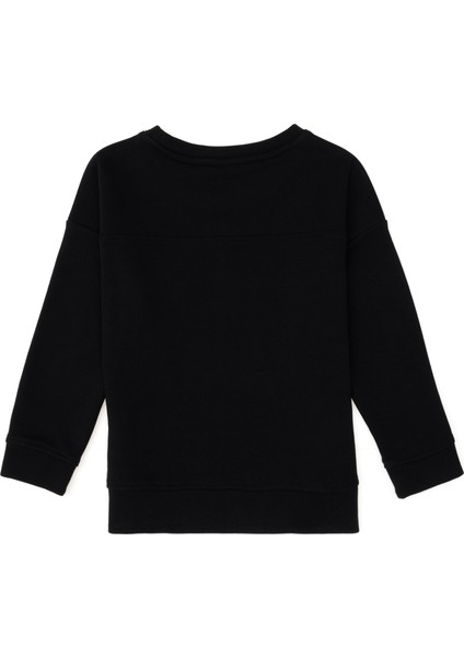 Kız Çocuk Siyah Sweatshirt 50296391-VR046