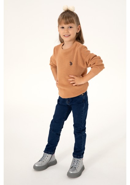 Kız Çocuk Camel Kazak /Triko 50293601-VR015