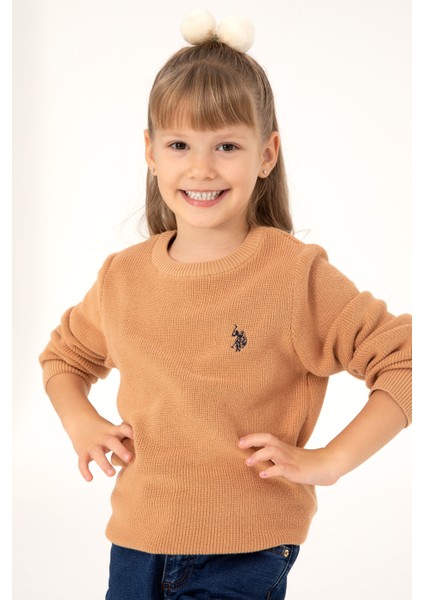 Kız Çocuk Camel Kazak /Triko 50293601-VR015
