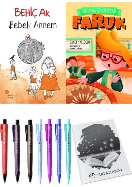 Sınıftaki Gizemli Saat Faruk ve Bebek Annem 2'li Set + Hediyeli