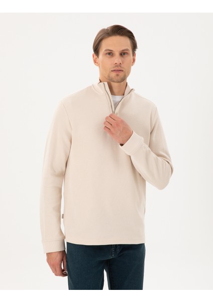Erkek Taş Regular Fit Sweatshirt 50296505-VR049