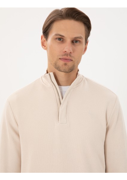 Erkek Taş Regular Fit Sweatshirt 50296505-VR049