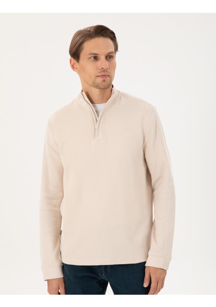 Erkek Taş Regular Fit Sweatshirt 50296505-VR049