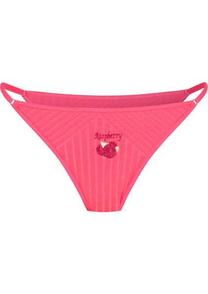 Juicy Joy 'scarlet Berry' Meyve Nakışlı Külot Kırmızı