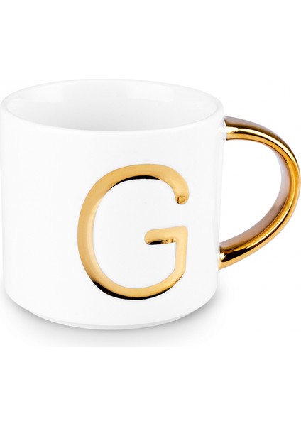 G Harfli Kupa 400 ml Beyaz