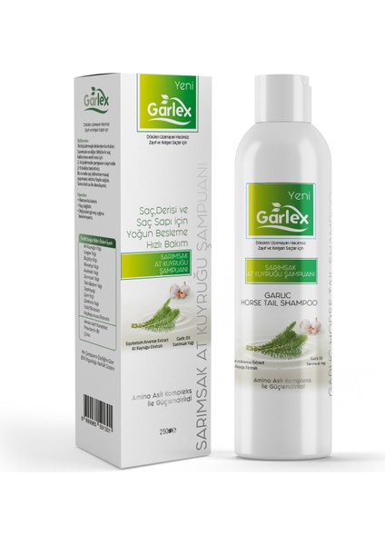 Sarımsak ve At Kuyruğu Şampuanı 250 ml