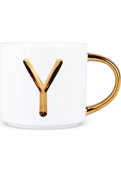 Y Harfli Kupa 400 ml Beyaz modelleri