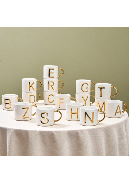 Y Harfli Kupa 400 ml Beyaz indirimleri